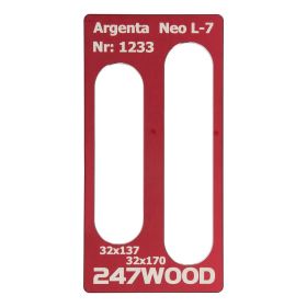 Inlegplaat Argenta NEO-L7 170x32